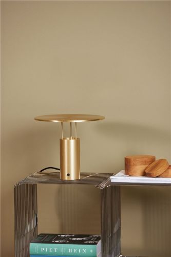 Piet Hein Tempel 280 Bordlampe H: 24,5 cm - Aluminium/Messing