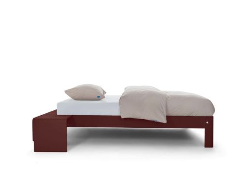 Auping Auronde Sengeramme 180x200cm - Aluminium/Burgundy