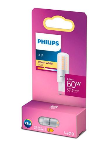 PHILIPS G9 LED Stift 4,8W 570 lm - Varm Hvid