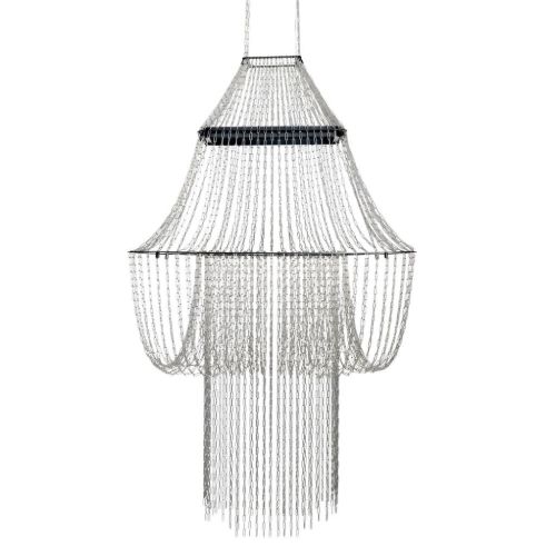 DCW Editions Lampe C Pendant H: 125 cm - Steel/Black