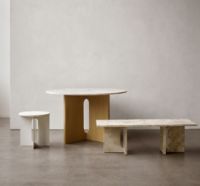 Billede af Audo Copenhagen Androgyne Side Table Ø: 40 cm - Ivory 