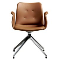 Billede af Bent Hansen Primum Armstol - Zenzo 223 Cognac Læder/Metalben