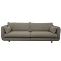 Billede af Cane-line Bloom 3-pers. Sofa m. Teak Ben B: 250 cm - Taupe
