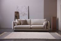 Billede af Cane-line Bloom 3-pers. Sofa m. Plint B: 250 cm - Sand 