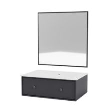 Billede af Montana Bathroom Type 2 - 04 Anthracite / Black Grains Table Top