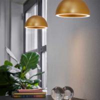 Billede af LOOM Design Curve Pendel Ø: 14 cm - Guld 