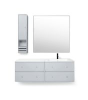 Billede af Montana Bathroom Type 5 - 101 New White / Beige Grains Table Top