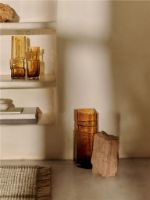 Billede af Ferm Living Muro Vase H: 30 cm - Recycled Amber 