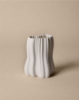 Billede af Ferm Living Moire Vase H: 20 cm - Off White 