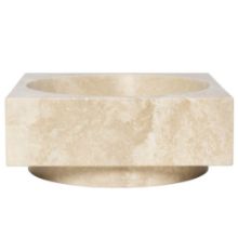 Billede af Ferm Living Hew High Centerpiece H: 11 cm - Travertine
