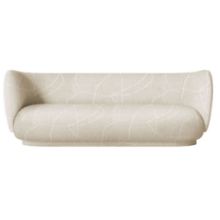 Billede af Ferm Living Rico 3 Personers Sofa Utzon-Can Lis L: 210 cm - Sand/Off White