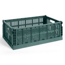 Billede af HAY Colour Crate Large L: 53 cm - Dark Green 