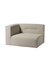 Billede af FDB Møbler L44 Venstre Sofa Modul 124x98 cm - Beige 