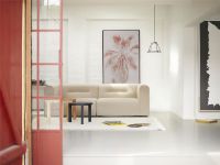 Billede af FDB Møbler L44 Venstre Sofa Modul 124x98 cm - Beige 