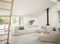 Billede af FDB Møbler L44 Venstre Sofa Modul 124x98 cm - Beige 