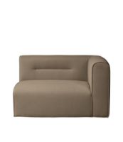 Billede af FDB Møbler L44 Højre Sofa Modul 124x98 cm - Taupe 
