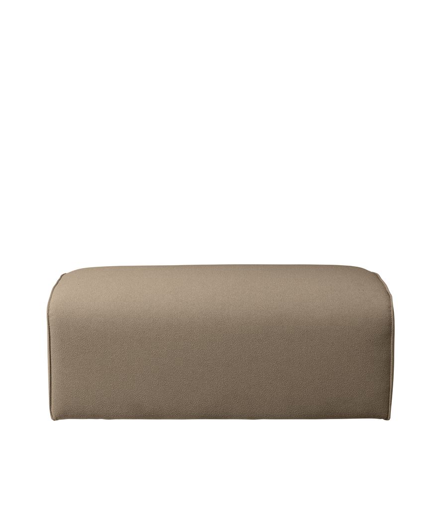 Billede af FDB Møbler L44 Puf modul 102x98 cm - Taupe 