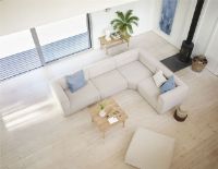 Billede af FDB Møbler L44 Hjørnemodul Sofa 120x120 cm - Beige 