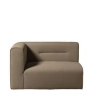 Billede af FDB Møbler L44 Venstre Sofa Modul 124x98 cm - Taupe 