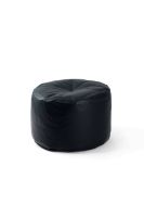 Billede af Bent Hansen Marokko M48 Puf Rund Ø: 48 cm - Zenso 3 Sort Læder