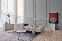 Billede af Innovation Living Cubed Sovesofa m. Armlæn L: 160 cm - Twist Granite/Mat Sort