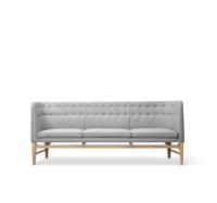 Billede af &Tradition AJ5 Mayor 3 Pers. Sofa L: 200cm - Grå/Hvidolieret Eg