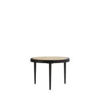 Billede af 101 Copenhagen Hako Table Low Ø: 50 cm - Burned Black UDSTILLINGSMODEL