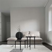 Billede af 101 Copenhagen Hako Table Low Ø: 50 cm - Burned Black UDSTILLINGSMODEL