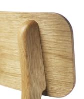 Billede af FDB Møbler J175 Åstrup Spisebordsstol  - Oak/Black Leather UDSTILLINGSMODEL