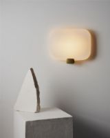 Billede af DCW Editions Light Me Tender Horizontal H: 25 cm - Aluminium/Hvid Glas 