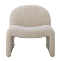 Billede af Bloomingville Neel Loungestol H: 74 cm - Natur Bouclé
