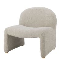 Billede af Bloomingville Neel Loungestol H: 74 cm - Natur Bouclé
