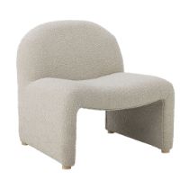 Billede af Bloomingville Neel Loungestol H: 74 cm - Natur Bouclé