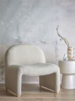 Billede af Bloomingville Neel Loungestol H: 74 cm - Natur Bouclé