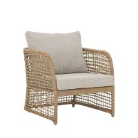 Billede af Bloomingville Penzano Loungestol H: 70 cm - Natur Flettet Polyrattan