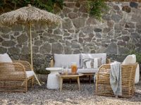 Billede af Bloomingville Penzano Loungestol H: 70 cm - Natur Flettet Polyrattan