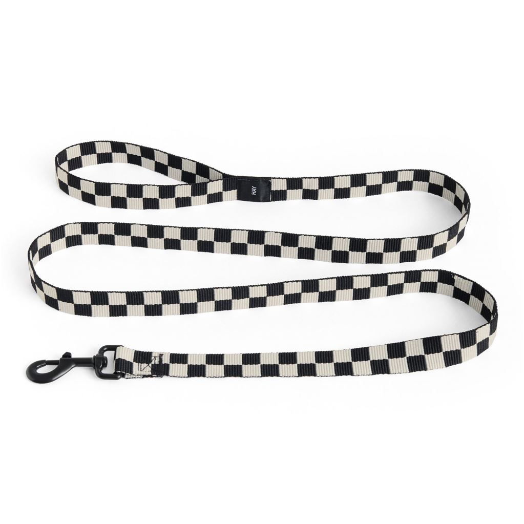Billede af HAY Dogs Leash Flat L: 160 cm  M/L - Black/White
