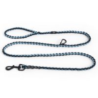 Billede af HAY Dogs Leash Braided Adjustable L: 160 cm  M/L - Blue/Black
