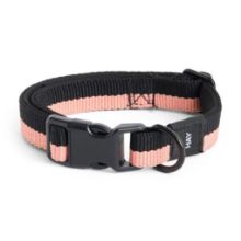 Billede af HAY Dogs Collar Flat S/M L: 45 cm - Pink/Black 