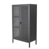 Billede af Bloomingville Marikka Skab 85x150 cm - Sort/Mahogni