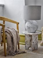 Billede af Bloomingville Isedora Bordlampe H: 59,5 cm - Natur/Stentøj