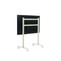 Billede af Pedestal Plate Straight Rollin' TV Stativ 107x80 cm - Pearl