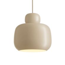 Billede af Woud Stone Pendel Stor Ø: 24 cm - Beige 