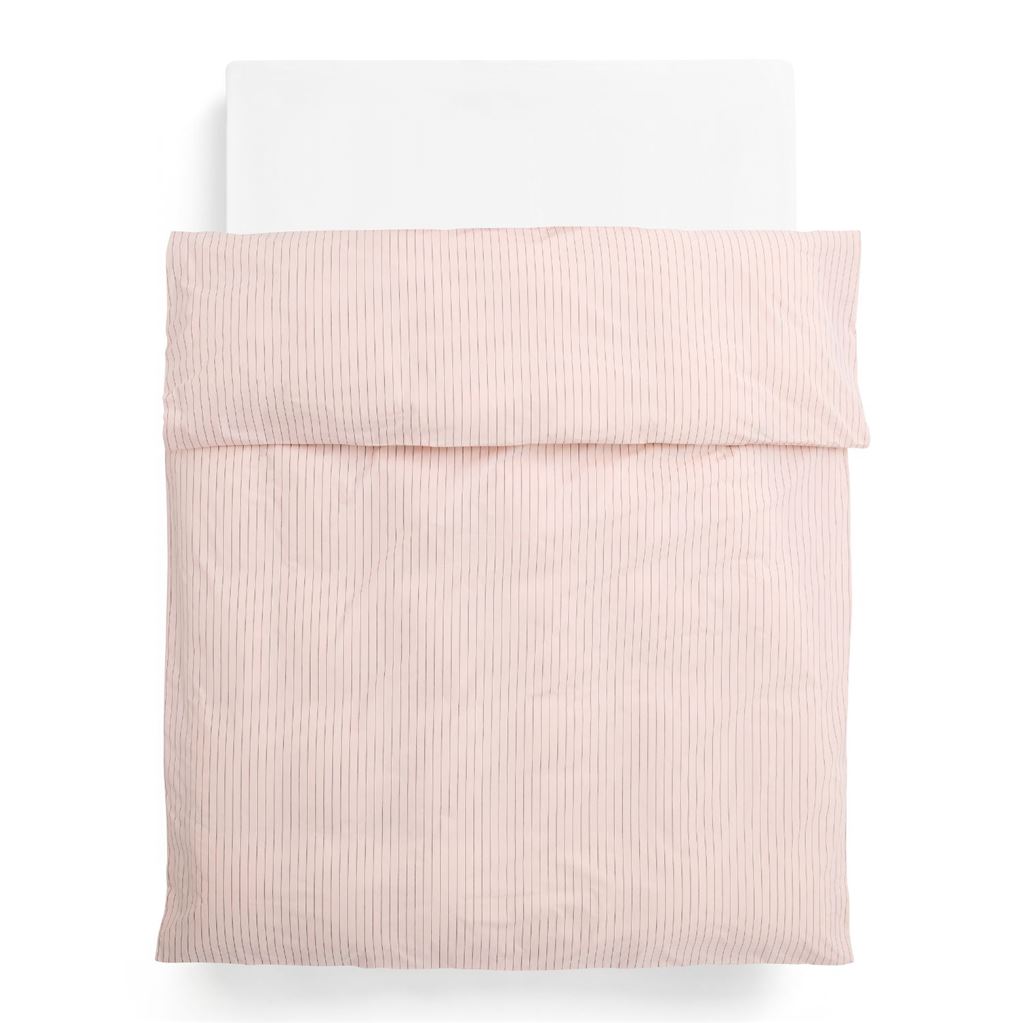 Billede af HAY Fineline Duvet Cover 135x200 cm - Soft Pink