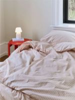 Billede af HAY Fineline Duvet Cover 140x220 cm - Soft Pink