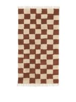 Billede af Ferm Living Mara Washable Tæppe 90x150 cm - Rust/Warm Sand FORUDBESTIL: APRIL 2026