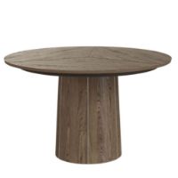 Billede af Skovby SM33 Spisebord inkl. 3 stk. Tillægsplader Ø: 123-149 cm - Lakeret Mokka Eg