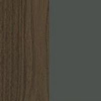 Billede af Skovby SM33 Spisebord inkl. 3 stk. Tillægsplader Ø: 123-149 cm - Lakeret Valnød/Grøn Laminat