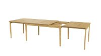 Billede af Skovby SM26 Spisebord inkl. 3 stk. Tillægsplader L: 155-308 cm - Massiv Naturolieret Eg