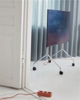 Billede af Pedestal Pipe Moon Rollin' TV Stativ 107x78 cm - Chrome